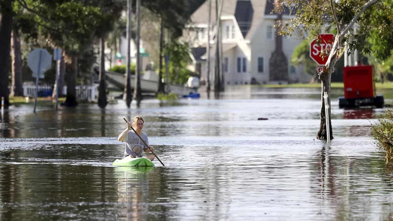 A street in St Petersburg, Florida