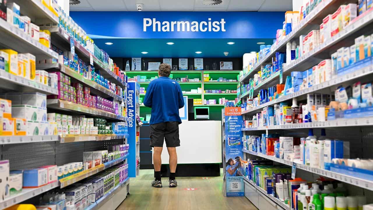 A pharmacy counter (file image)