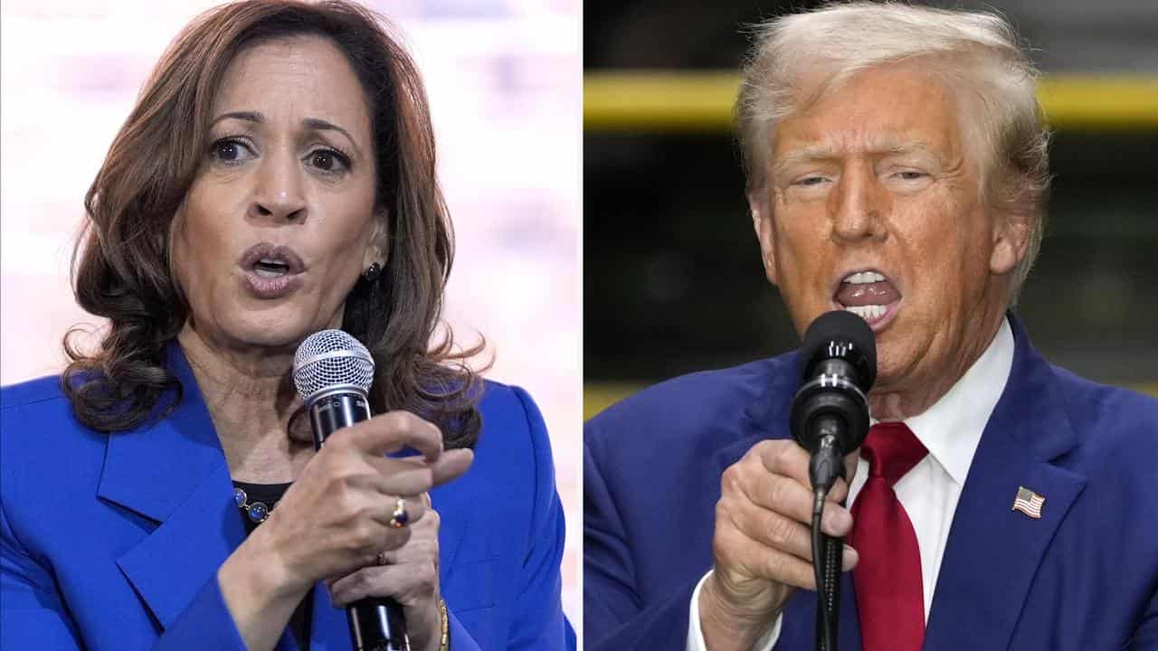 Kamala Harris and Donald Trump