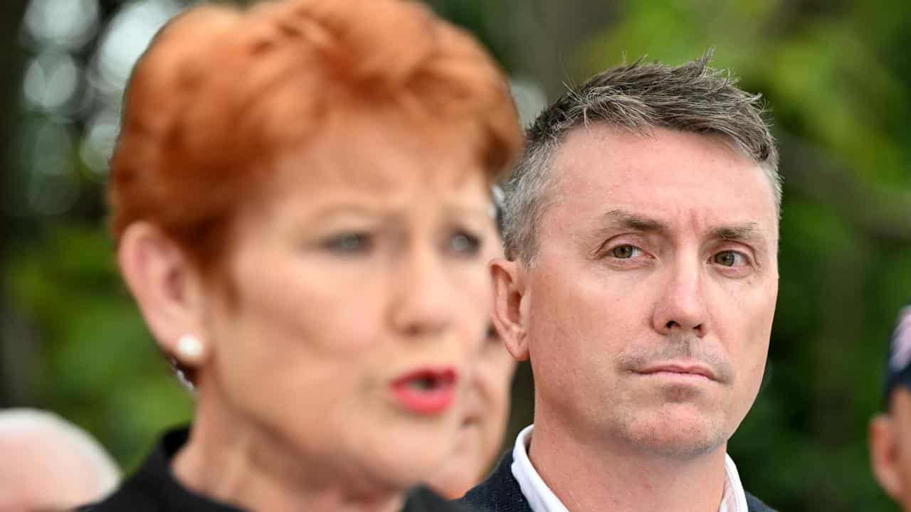 Pauline Hanson and James Ashby