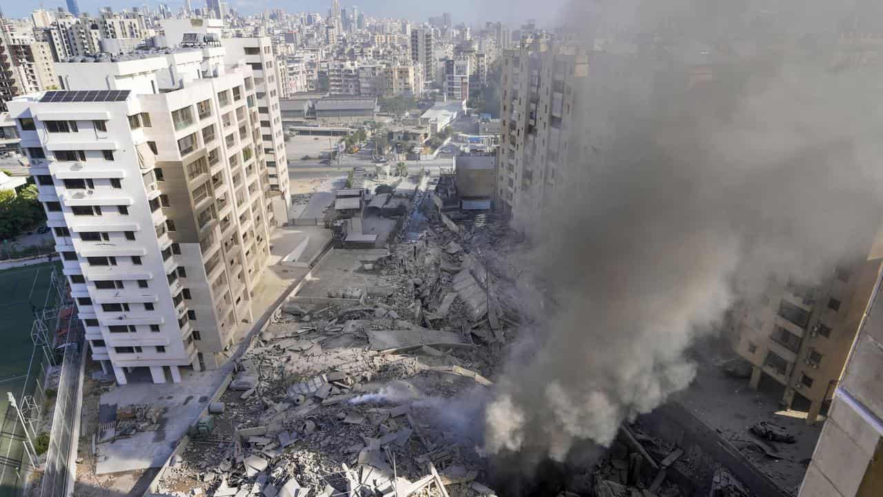 Destruction in Beirut