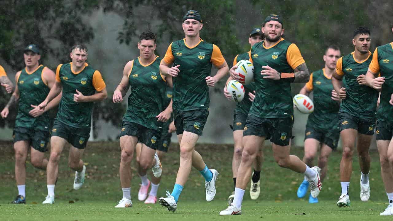 The PM's XIII at training.