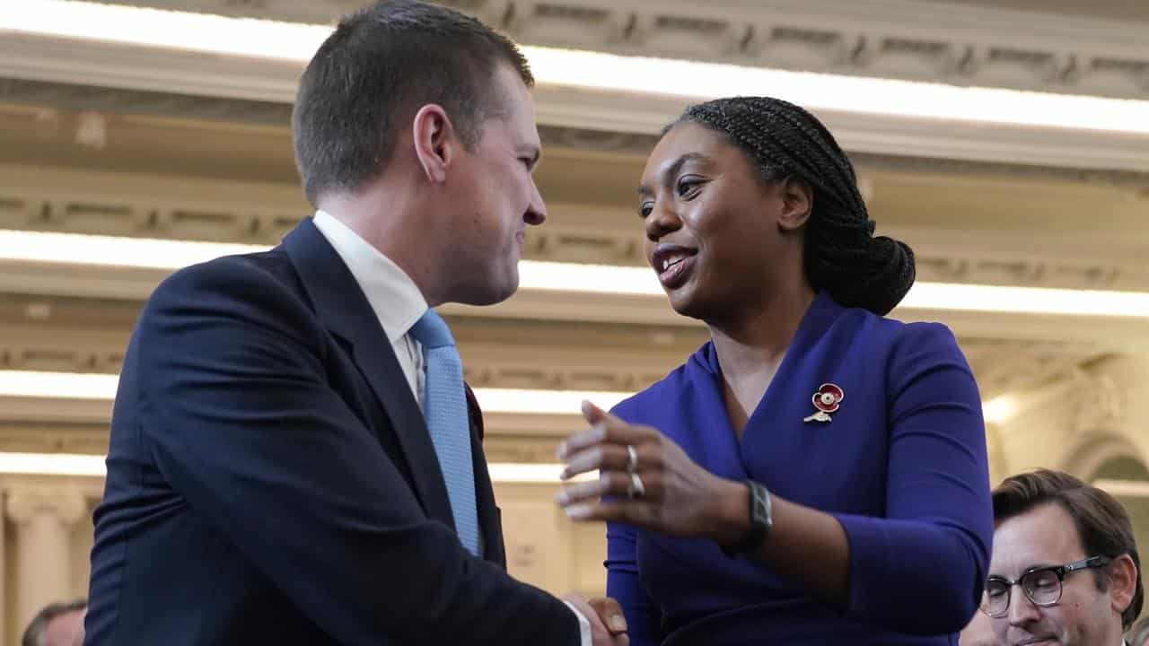 Conservatives Robert Jenrick and Kemi Badenoch