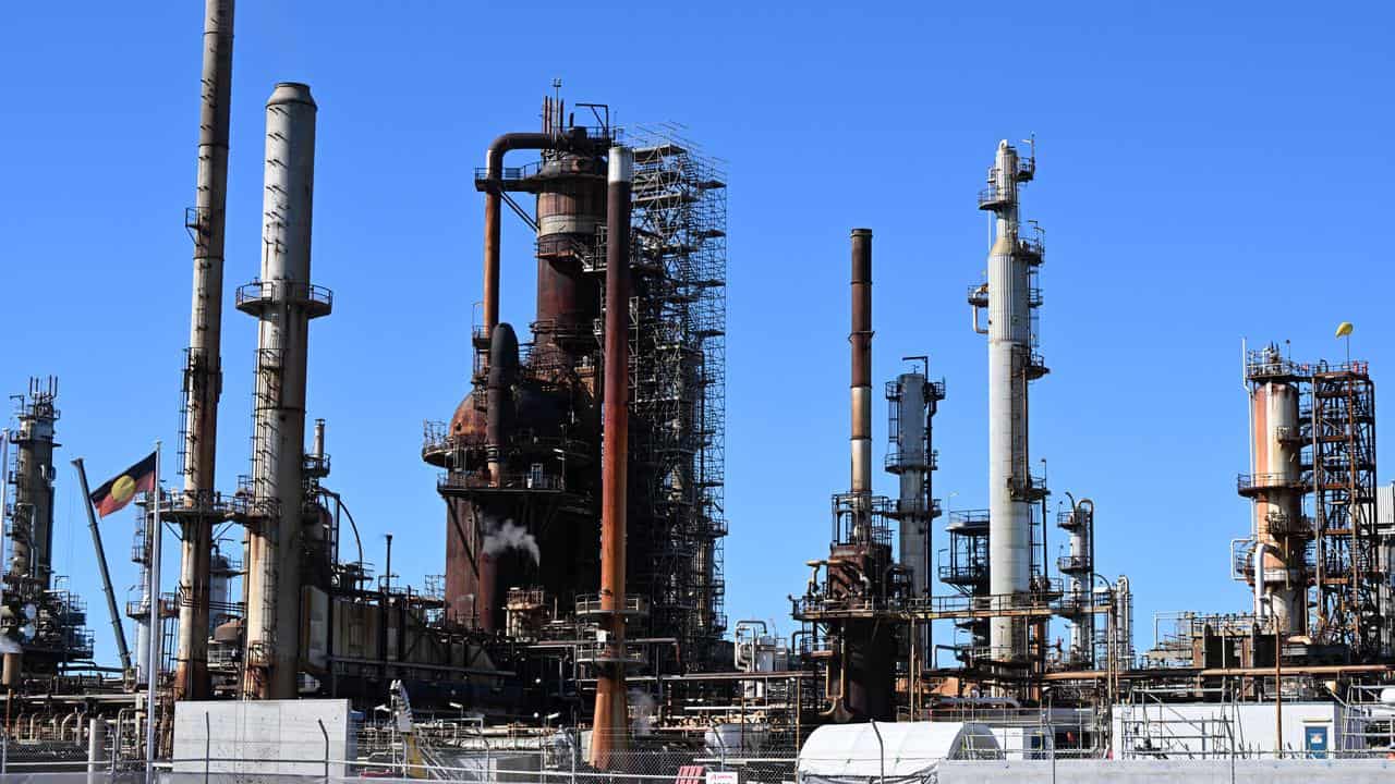 The Brisbane Ampol refinery