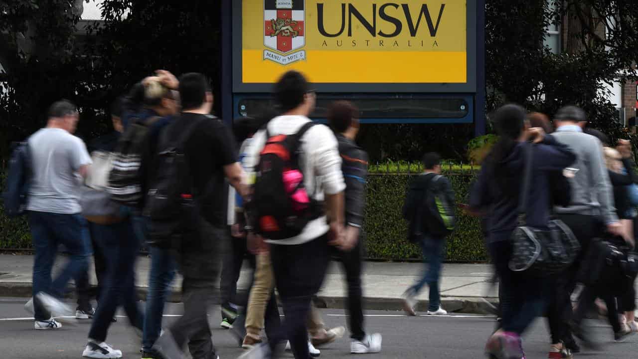 Students at the University of Sydney.