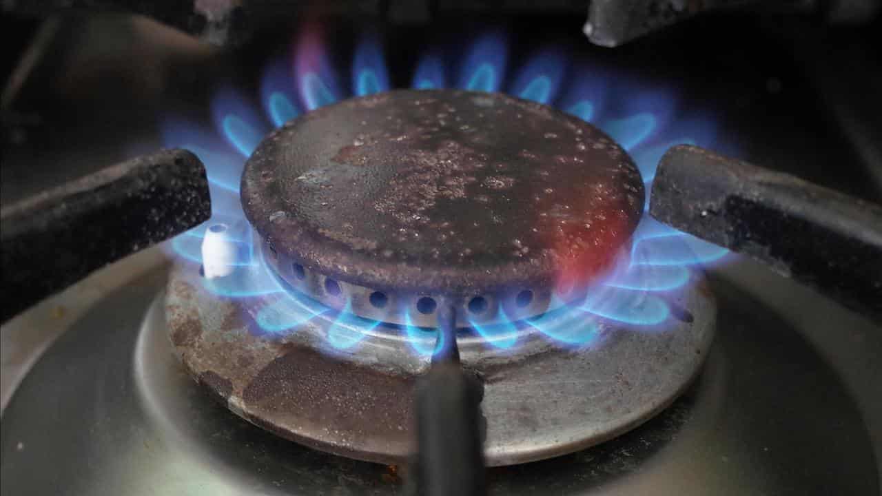 A gas cooker