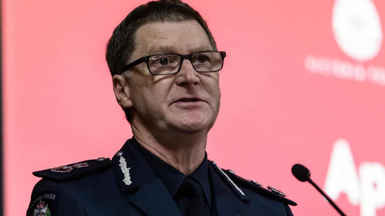 Chief commissioner of Victoria Police Shane Patton