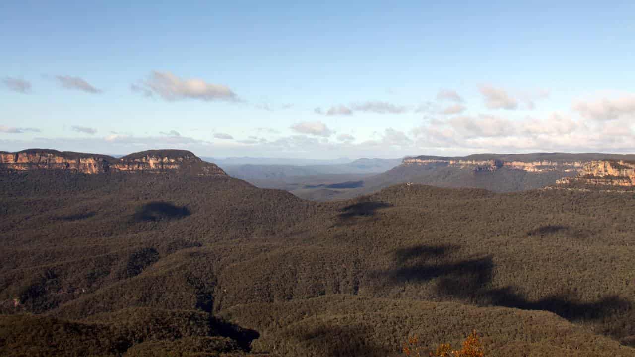 the Blue Mountains