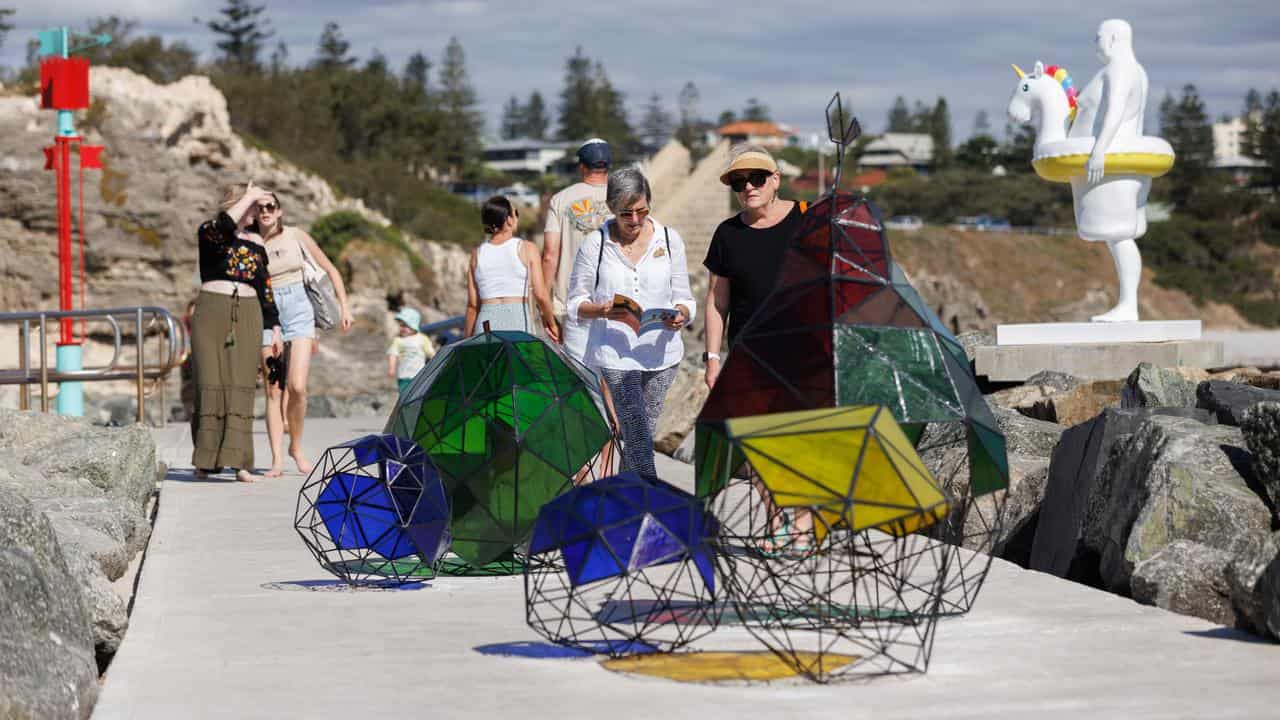 Sculpture by the Sea at Cottesloe, Perth