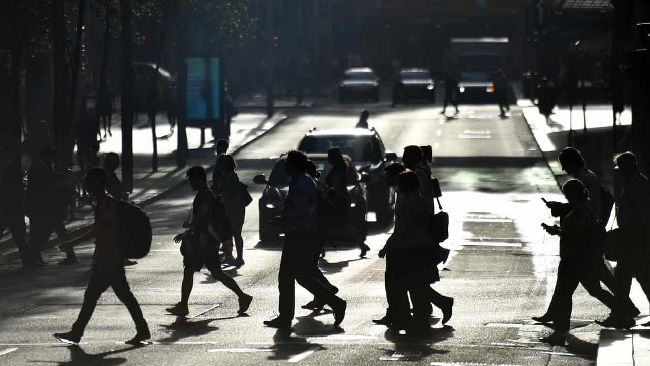 Office workers in the CBD