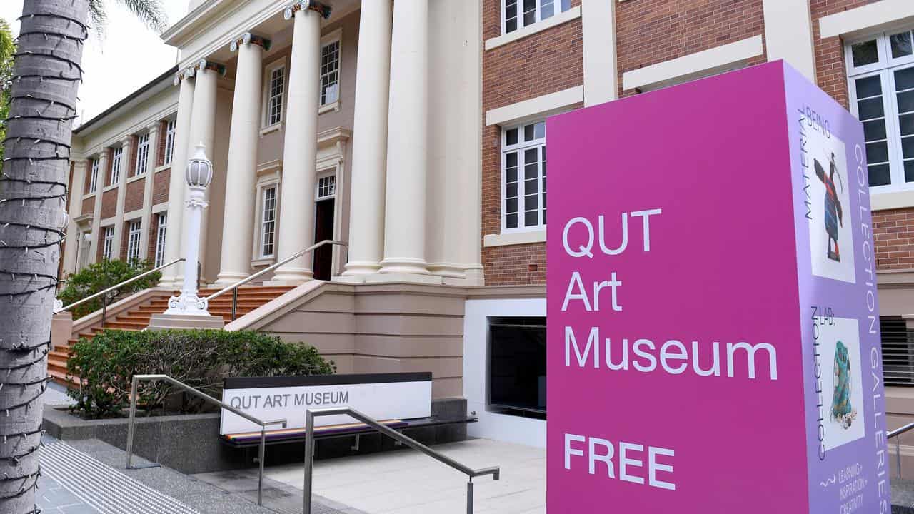 Exterior view of the QUT Art Museum in Brisbane