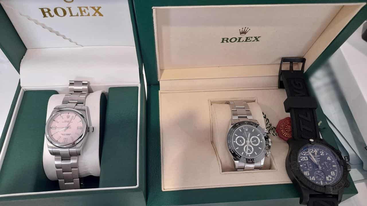 Watches seized by police