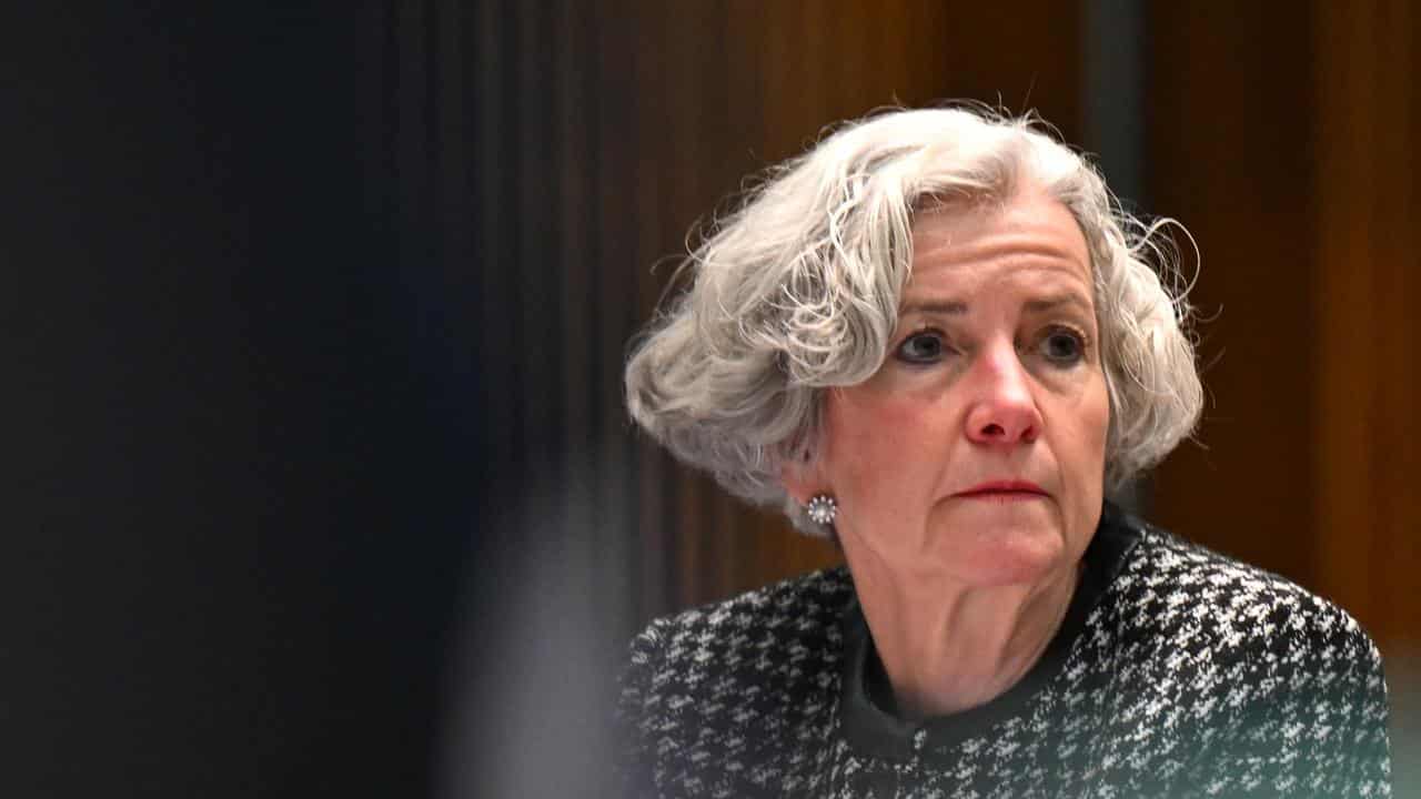 Woman sitting at desk