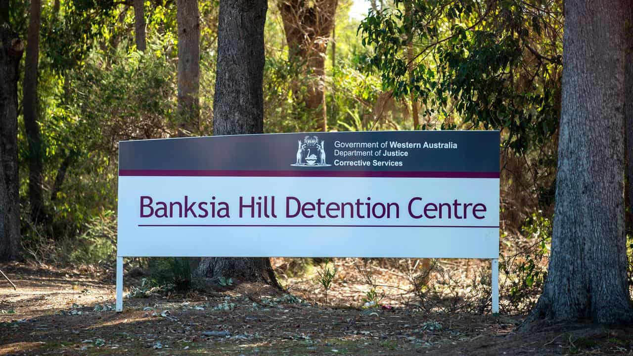 Banksia Hill Youth Detention Centre sign