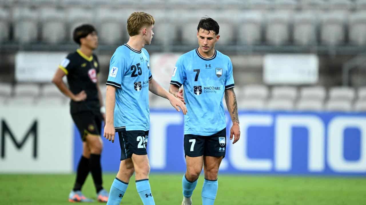 Youngsters Jaiden Kucharski (left) and Adrian Segecic