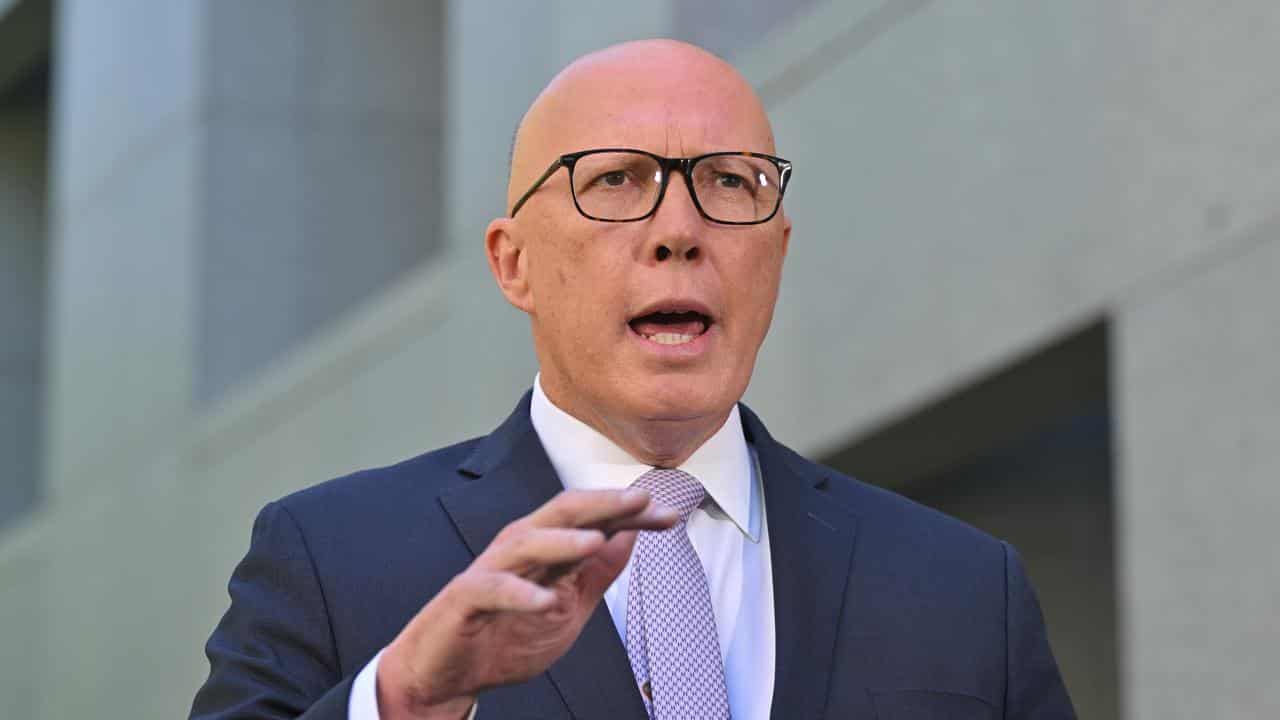 Opposition Leader Peter Dutton (file image)