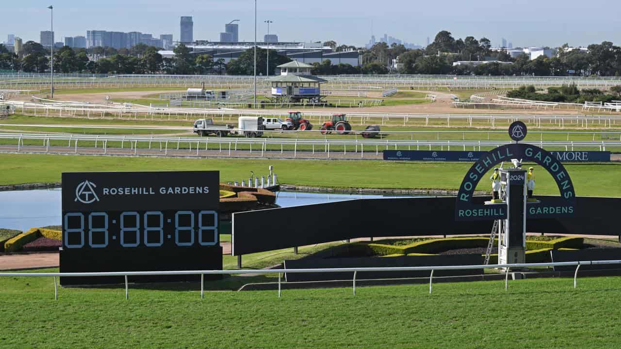 A general view of Rosehill Gardens Racecourse (file image)