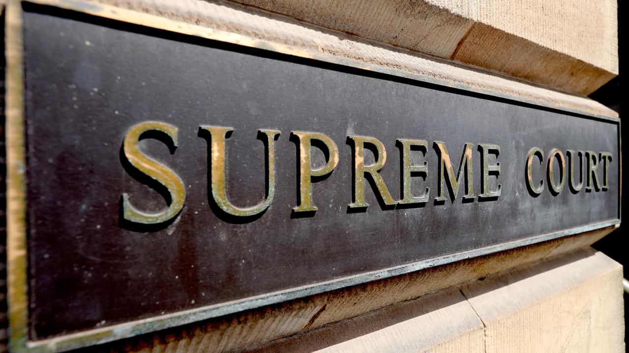 Supreme Court sign