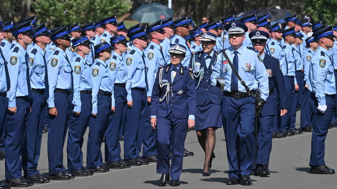 Police recruits graduate