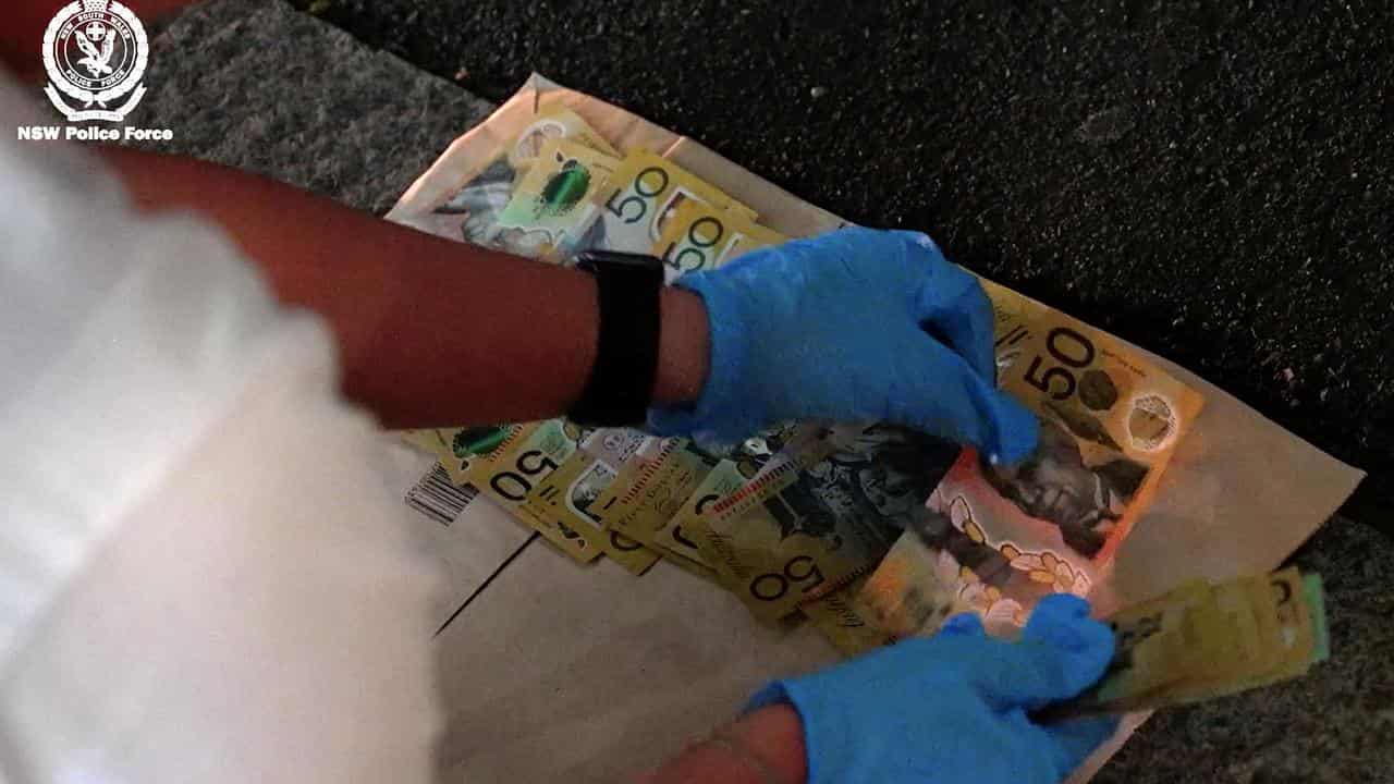 Police seize cash