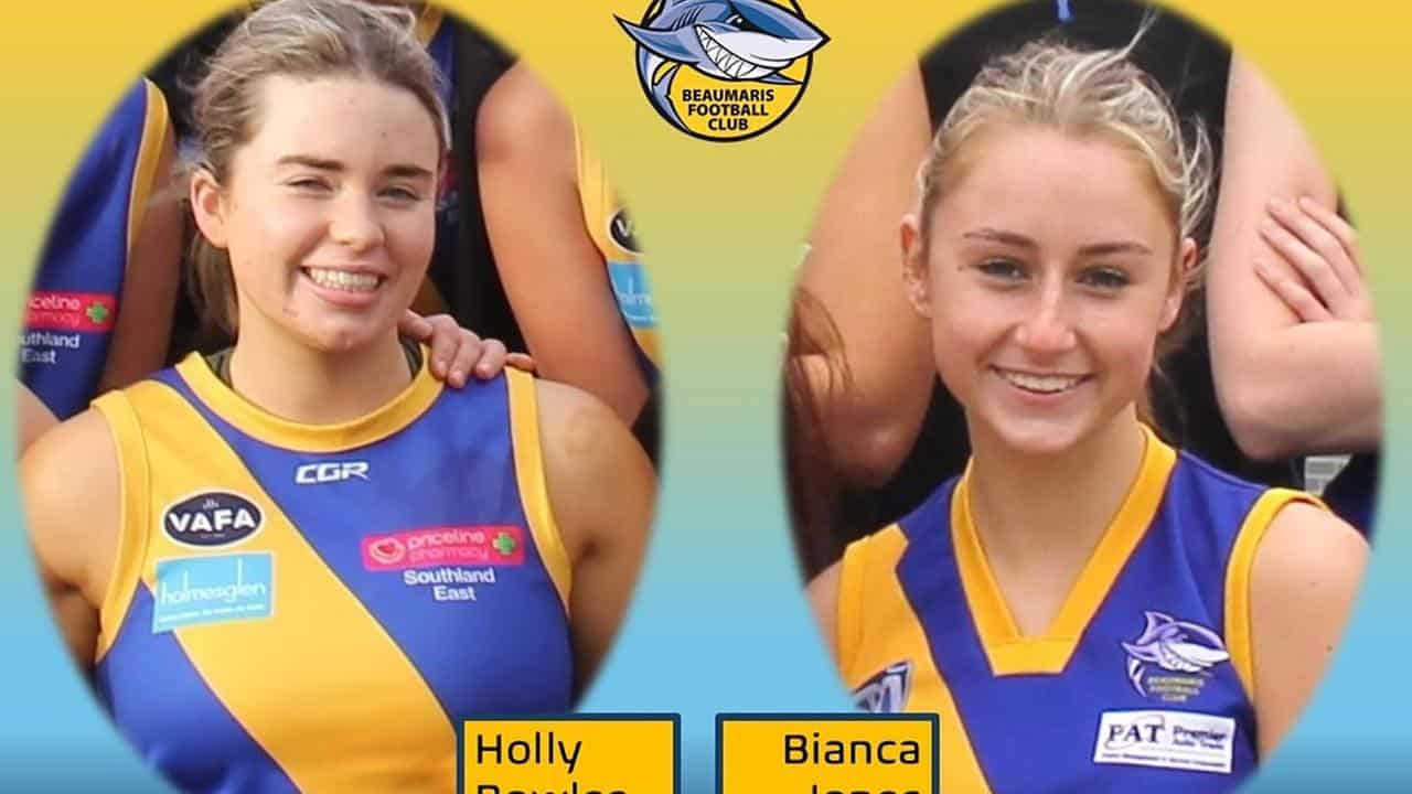 Holly Bowles and Bianca Jones.