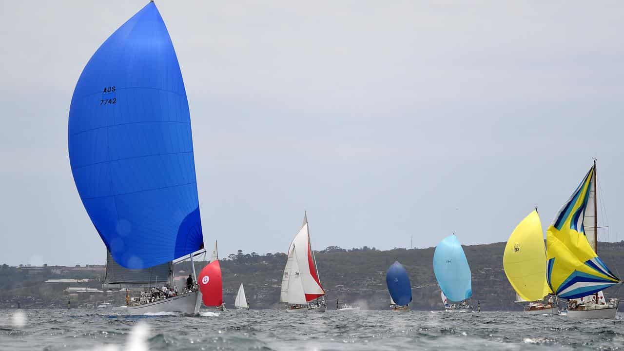 The Sydney Hobart Classic Yachts Regatta