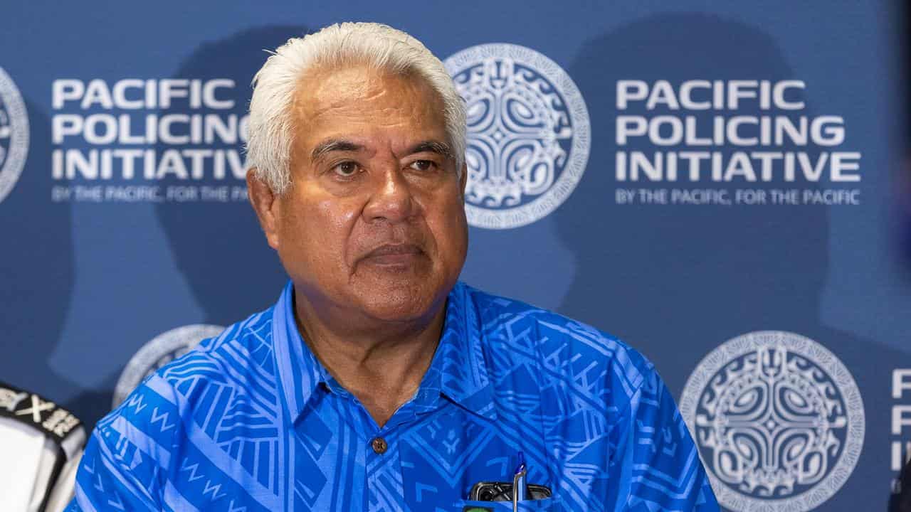 Samoa Minister for Police Lefau Harry Schuster.