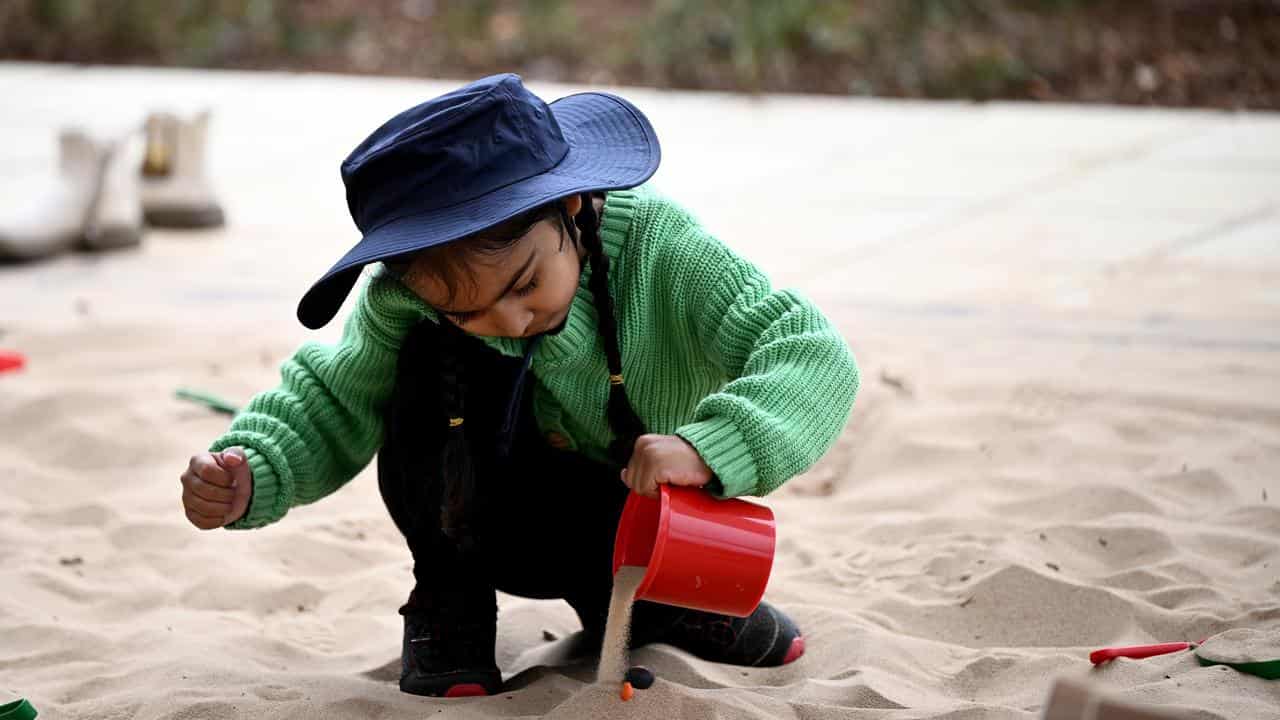 A child at pre-school 