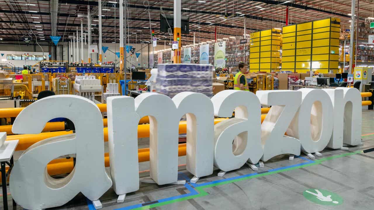 An Amazon warehouse