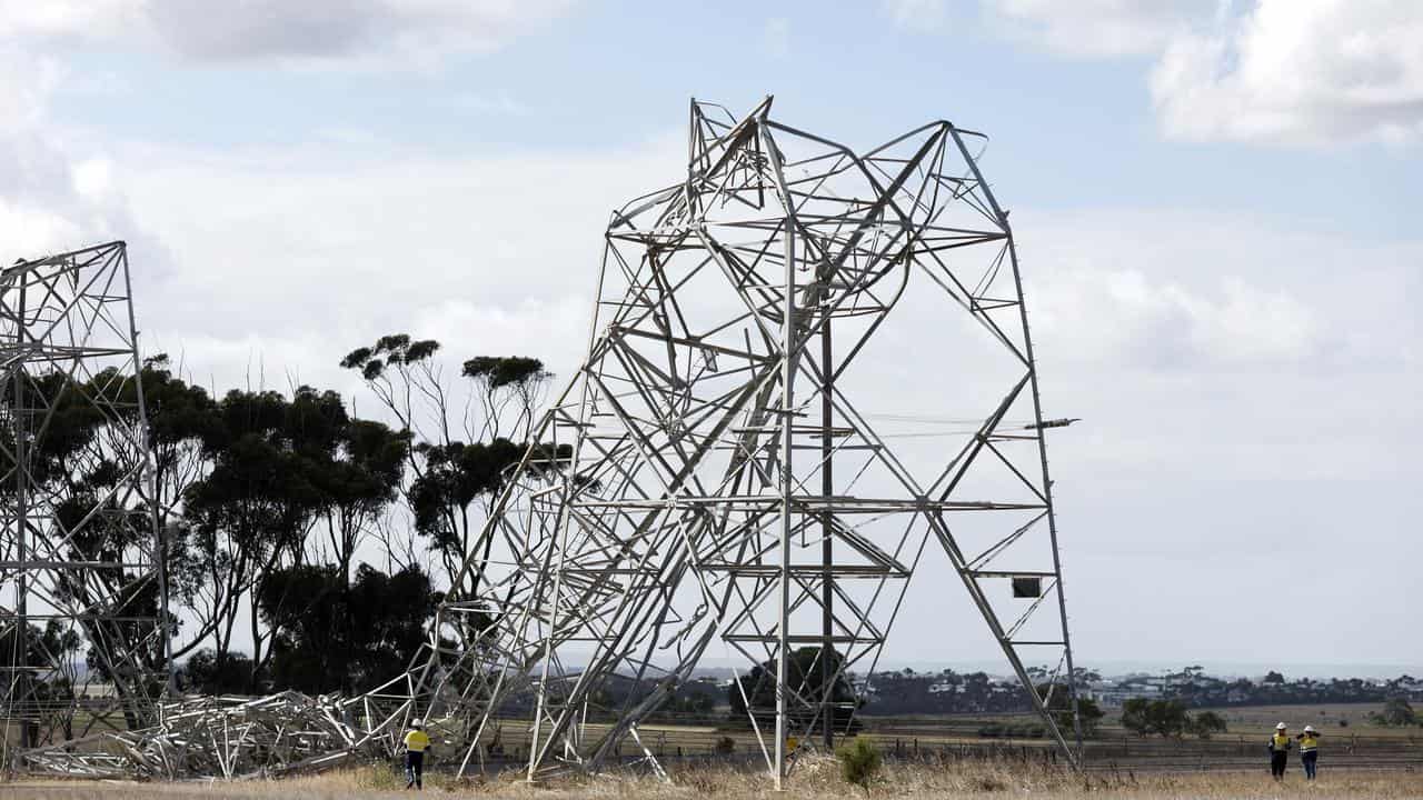 transmission towers 