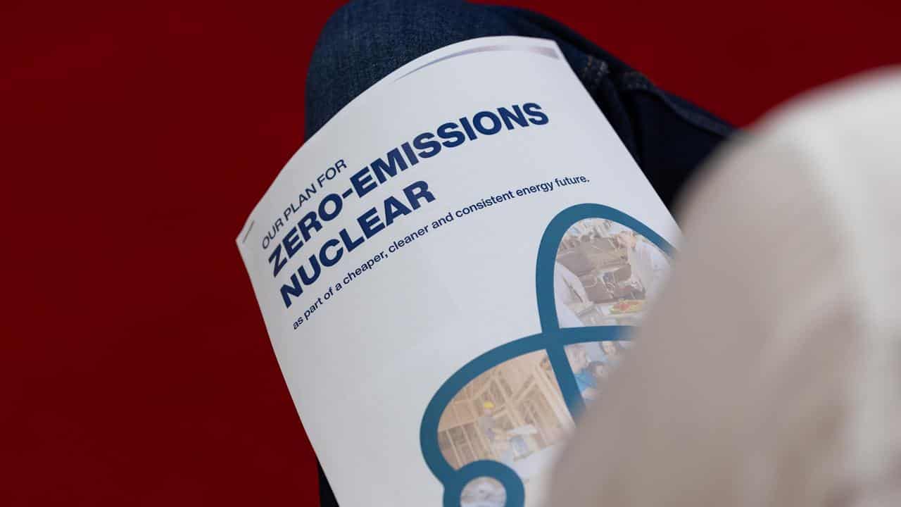 The opposition's nuclear plan document