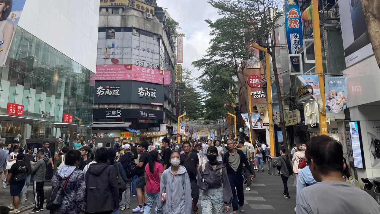 Taipei shopping district