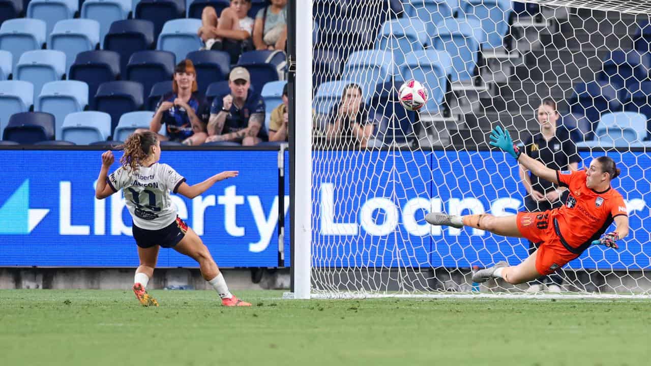 Deven Jackson (left) scored a brace in Newcastle's 2-1 win.