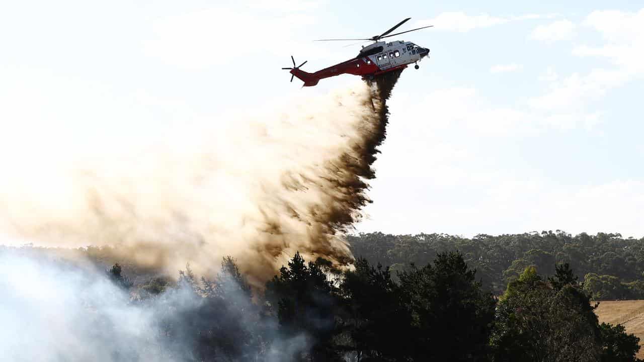 Fire fighting aircraft at Beaufort, Victoria (file pic)