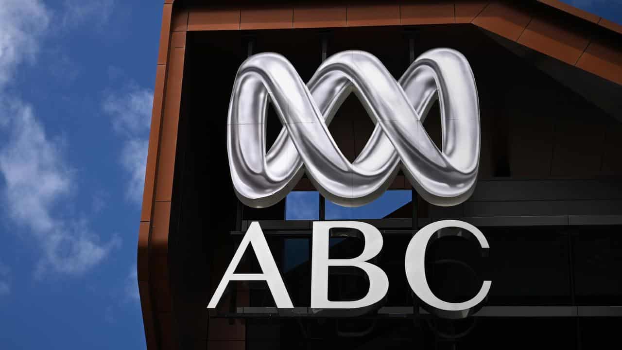 ABC signage against blue sky