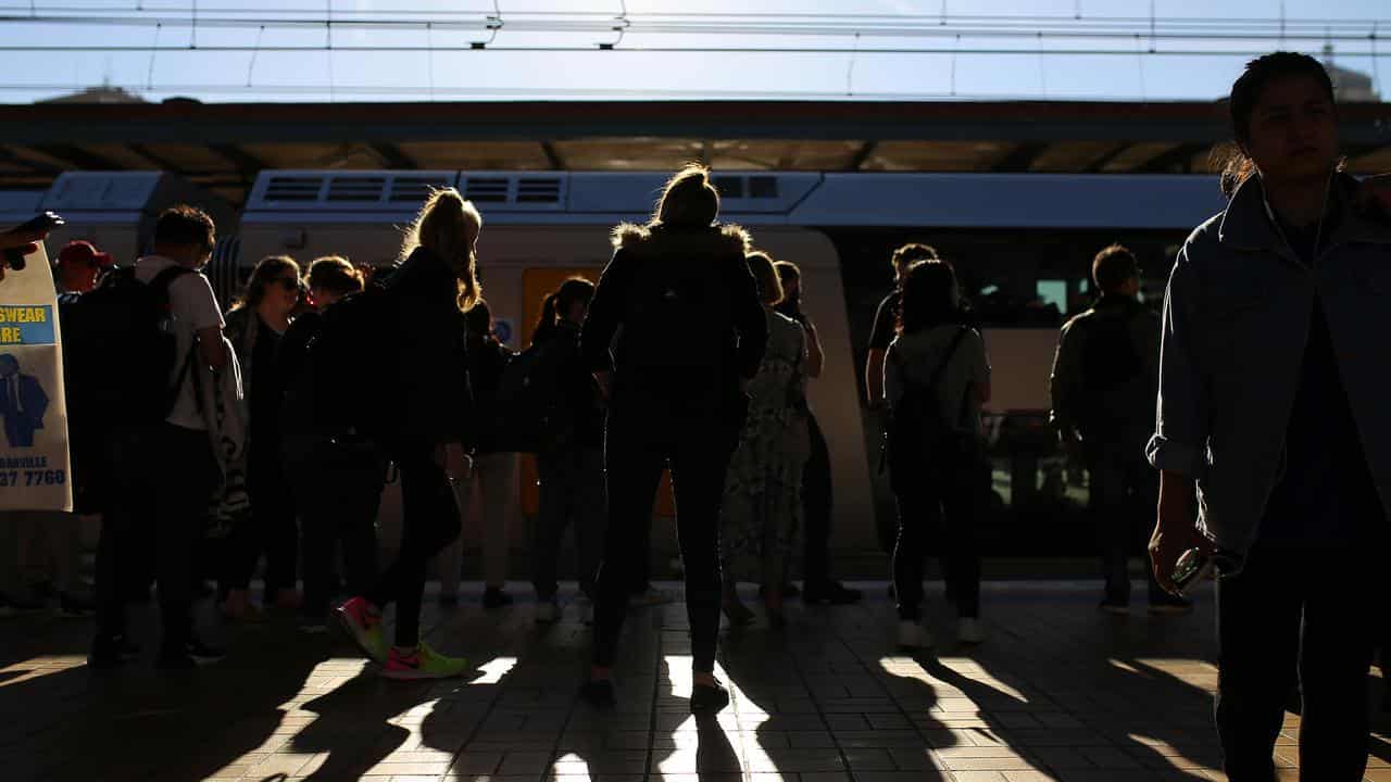 Commuters at Central Station (file image)