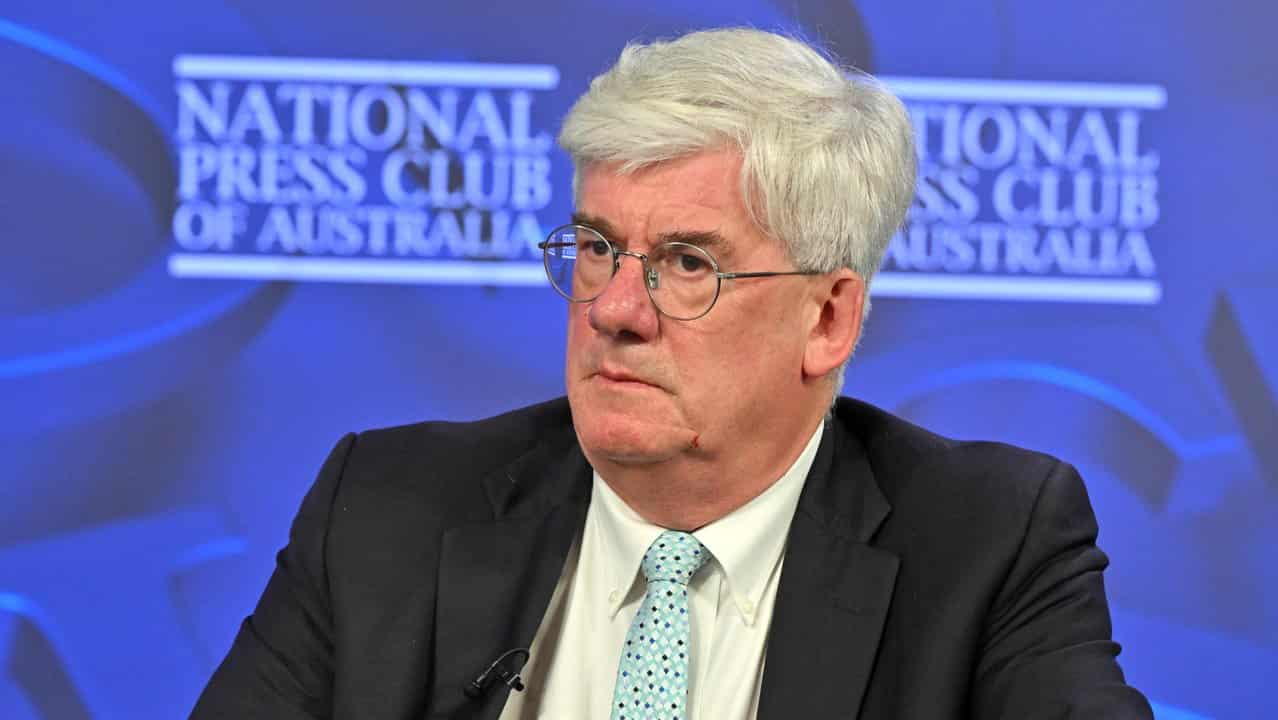 Economist Saul Eslake at the National Press Club