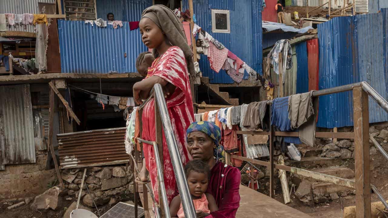 APTOPIX Mayotte Cyclone Chido