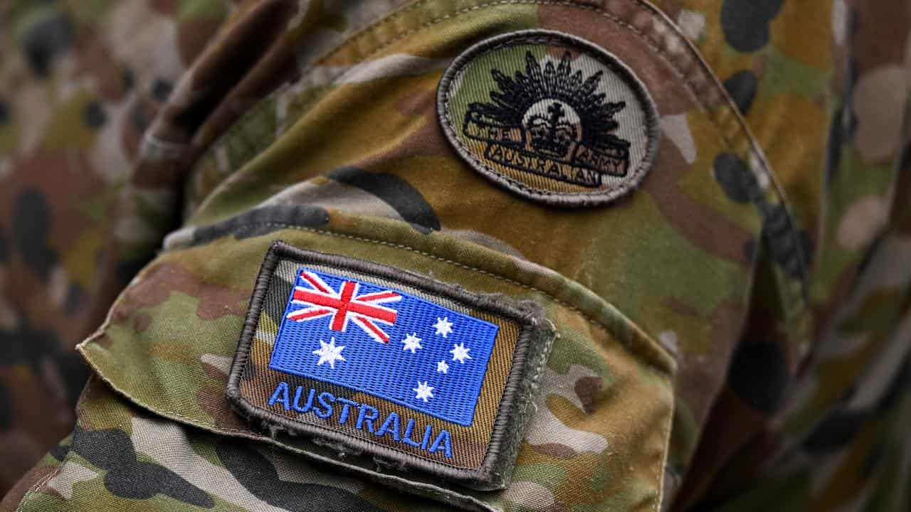 Australian Army badges (file)