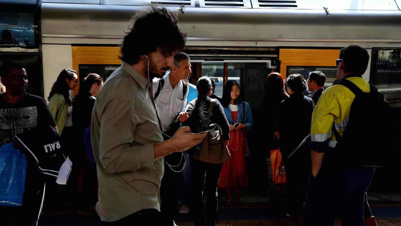 Sydney rail commuters