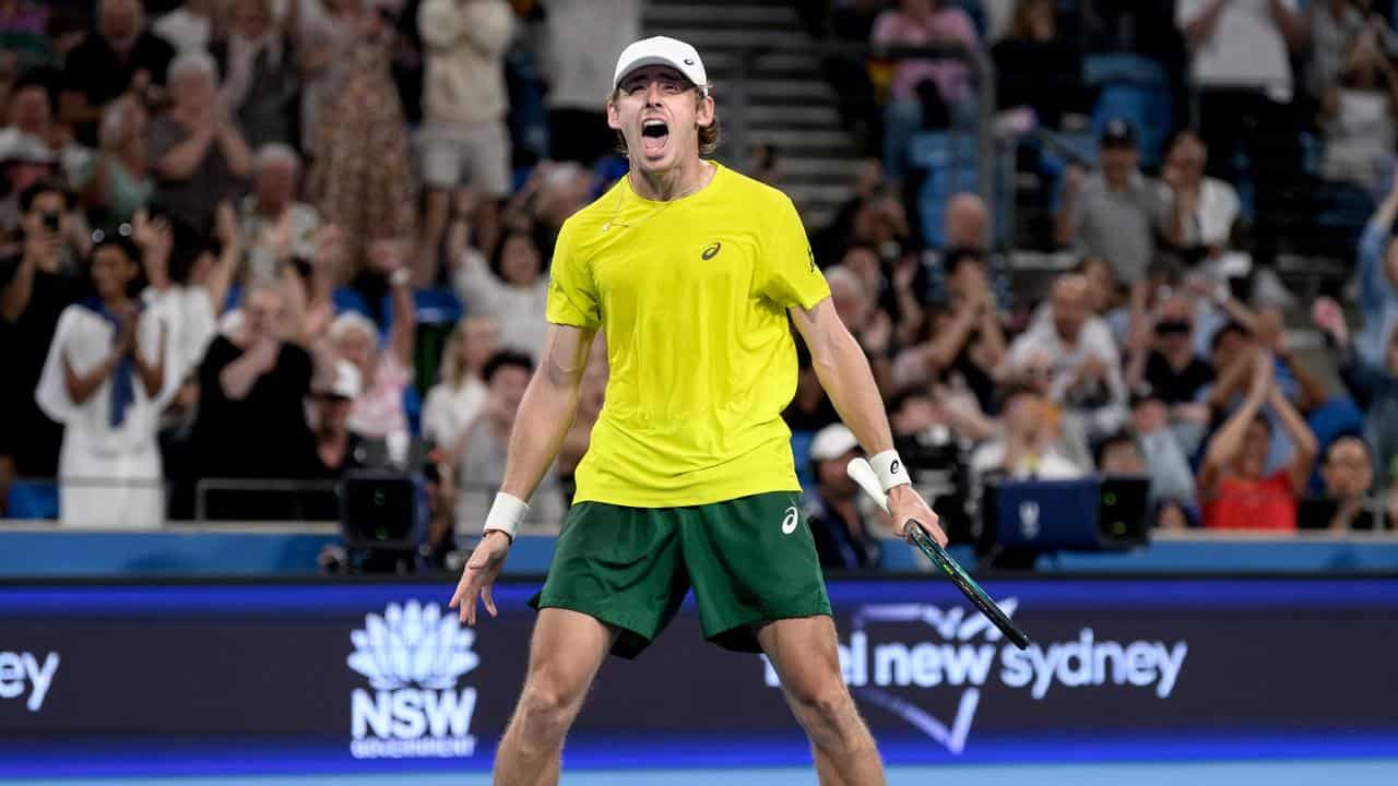 Alex De Minaur of Australia