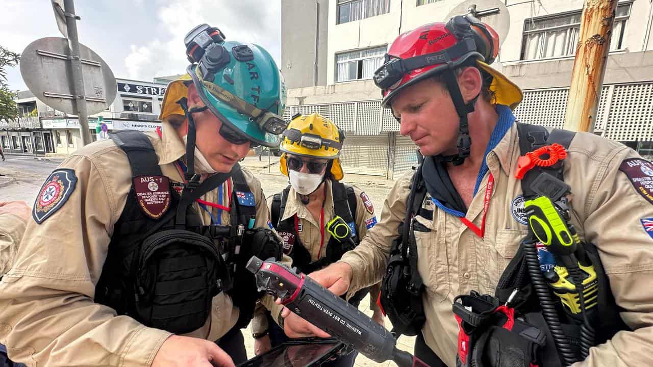 The Australian disaster response team