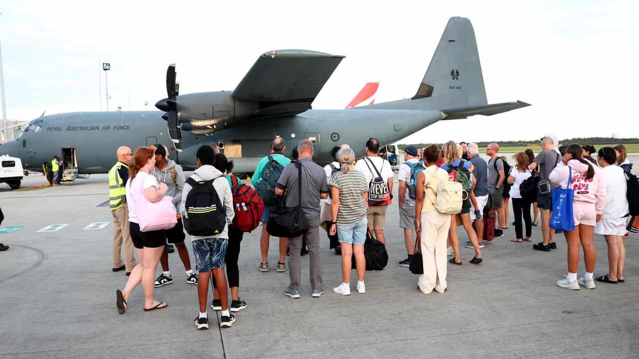 RAAF planes bring home Australians stranded in Vanuatu (file image)