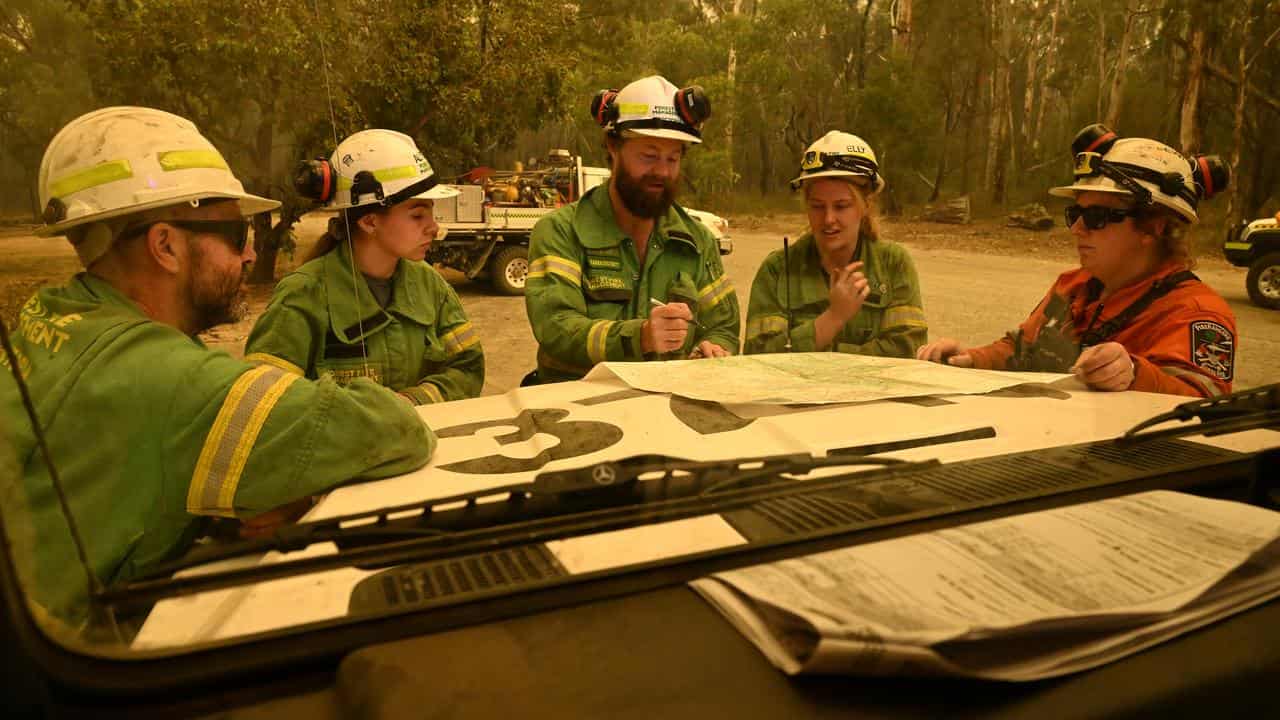 Forest Fire Management Victoria personnel (file image)