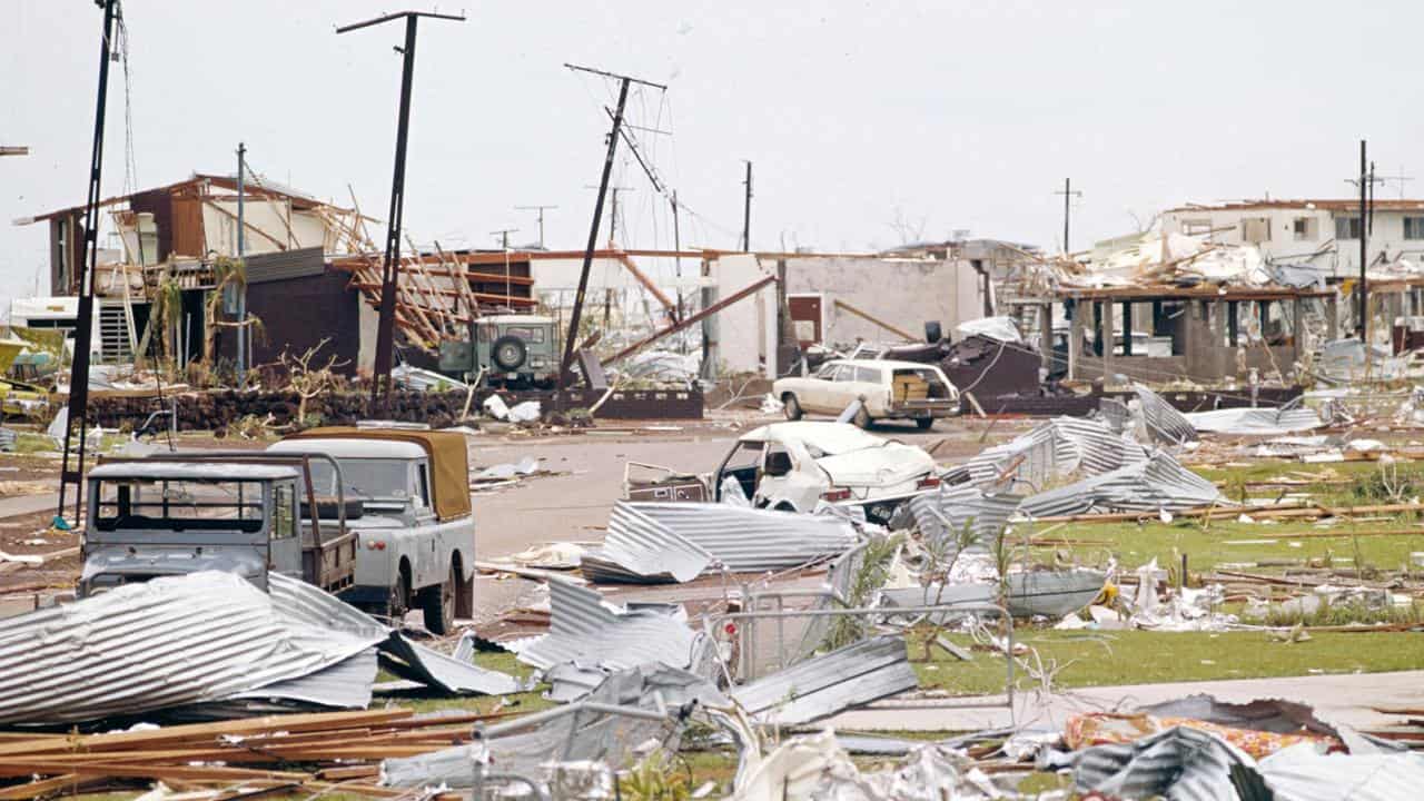 Cyclone Tracy aftermath in 1974 (file image)