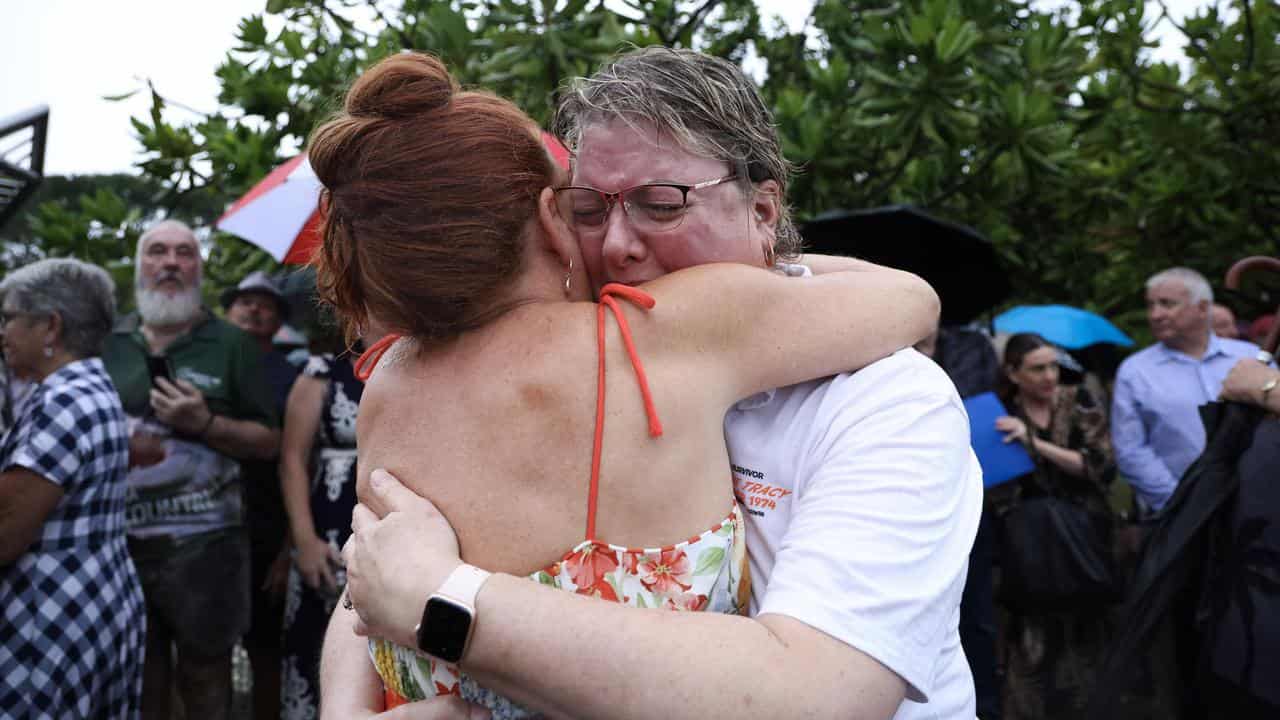 Families and friends remember those lost in Cyclone Tracy 