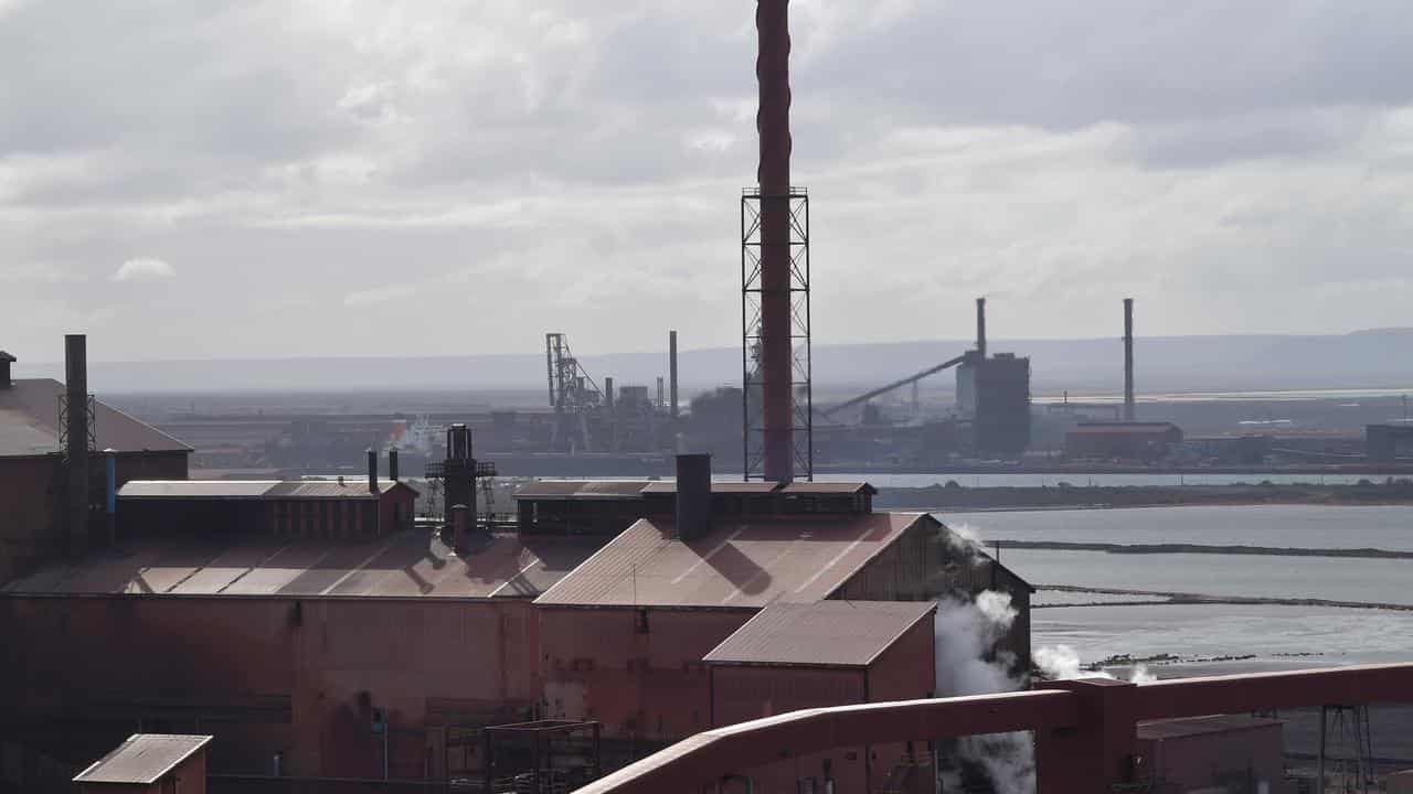 The Arrium steel works In Whyalla.