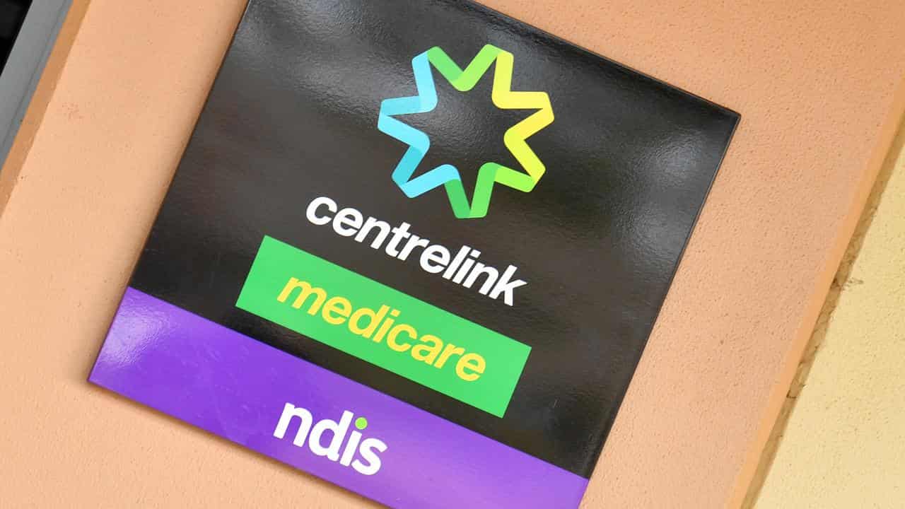 Centrelink signage (file image)