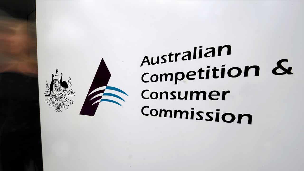 ACCC signage (file)