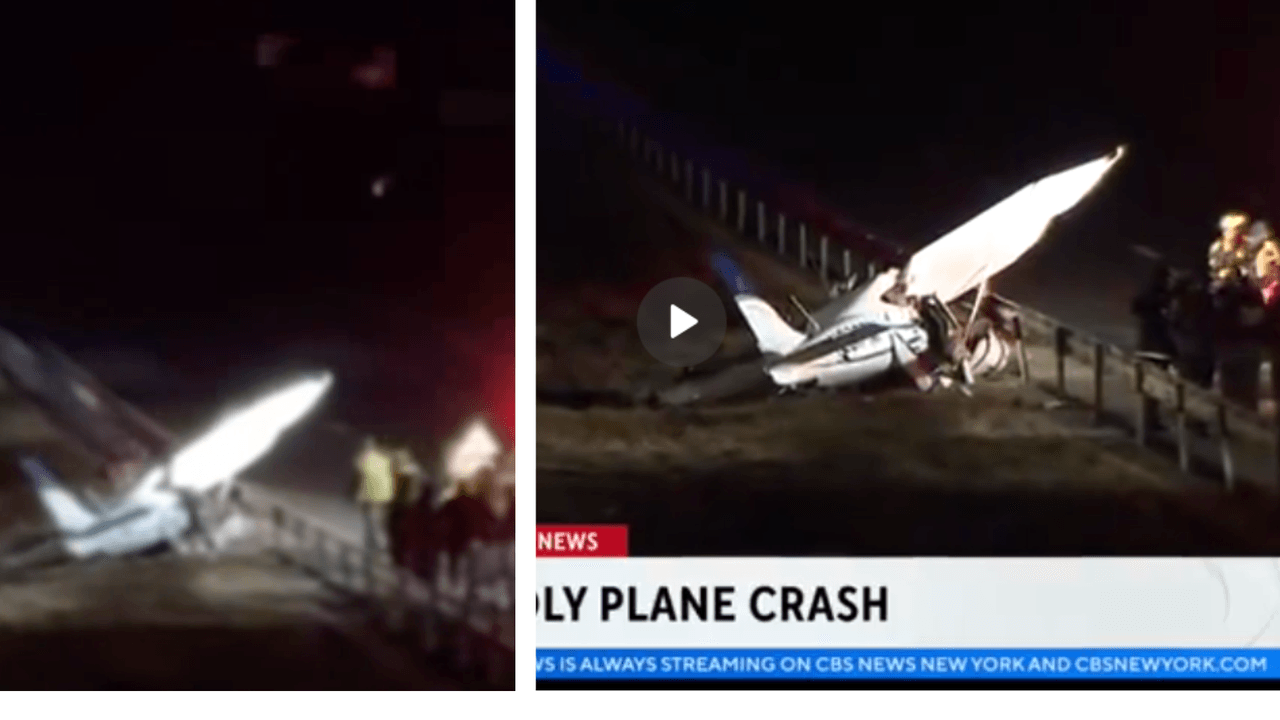 Footage of a plane crash people claim was a drone crash 